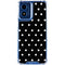 Black and White Polka Dots Moto G 5G (2024) Clear Case